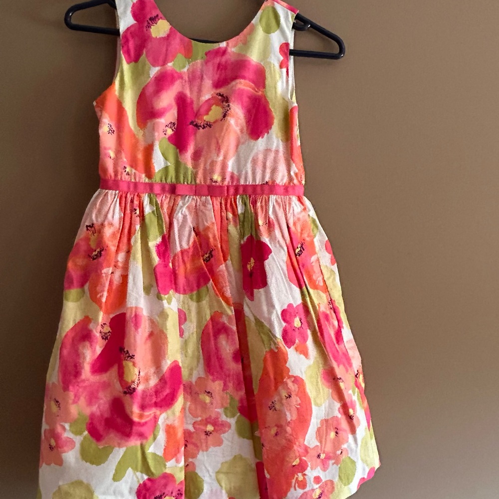 Gymboree Floral Dress in Pink and Orange 🧡host pick🧡